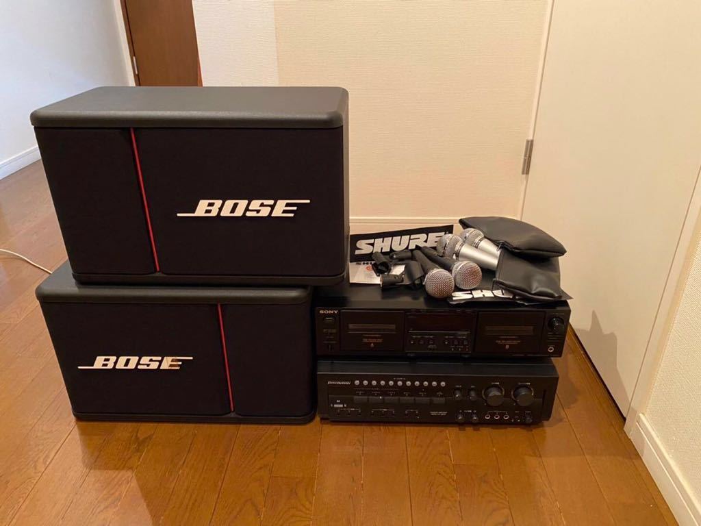 Yahoo!オークション - カラオケセット BOSE スピーカー SUREマイク Yahoo!オークション - カラオケセット BOSE スピーカー SUREマイク