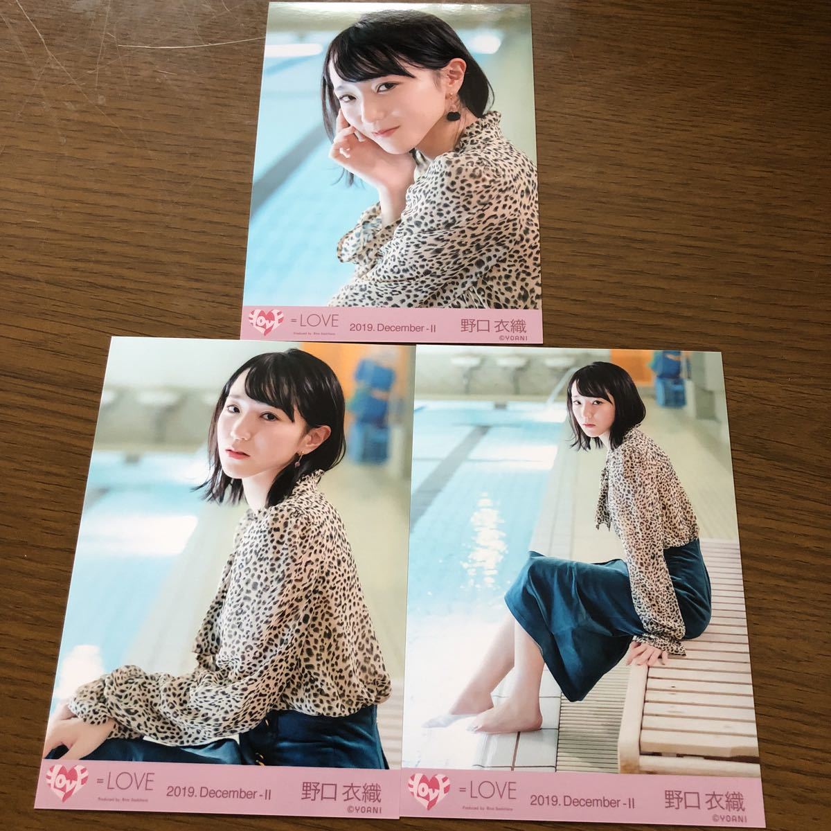 イコラブ 野口衣織 ズルいよズルいね ズルズル 秘蔵 直筆 生写真 コメあり-