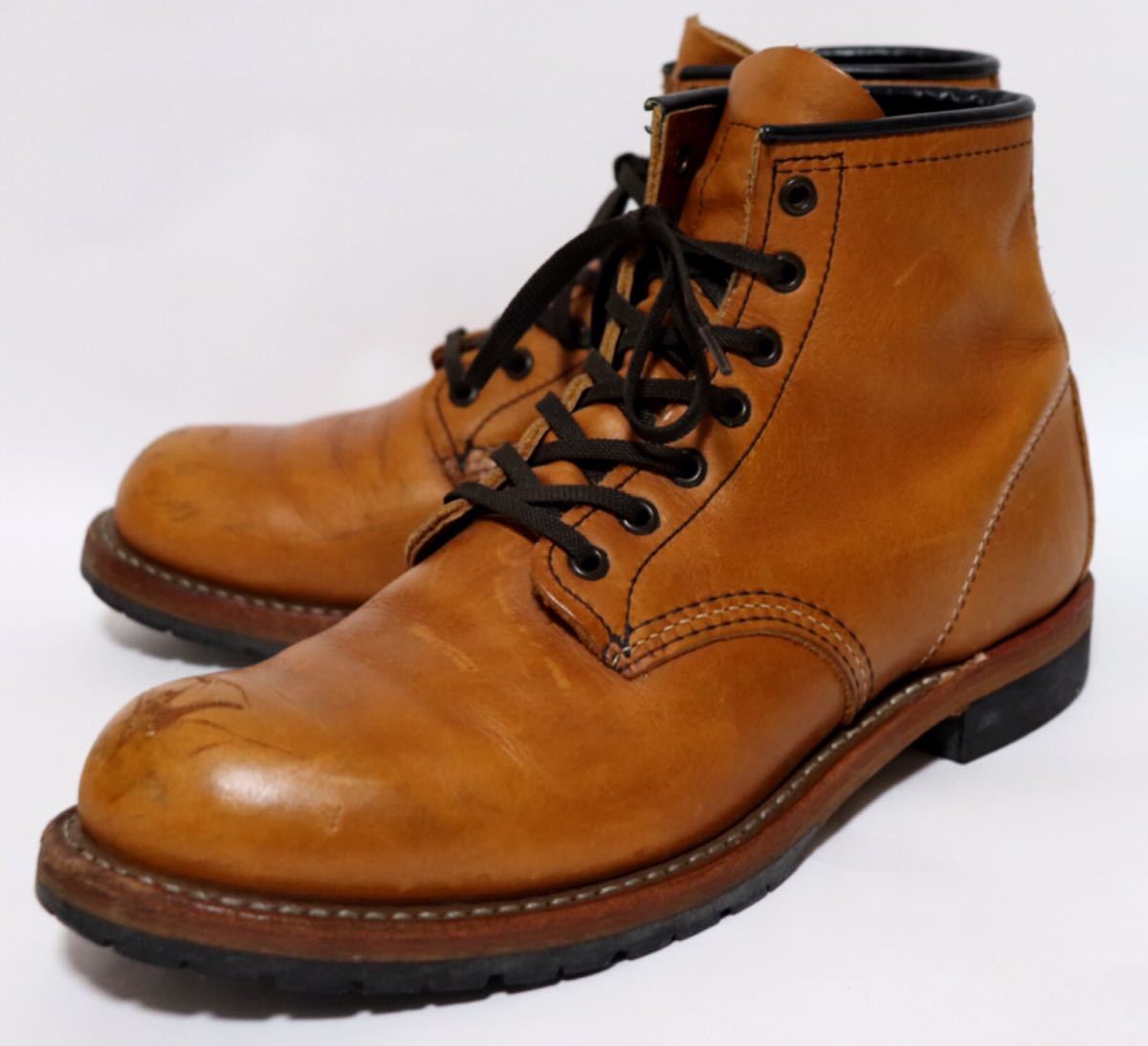 ★ 良品★ RED WING 8D 26㎝ ベックマン レースアップブーツ　人気型番　9013 本革　ワーク　高級靴　レッドウイング　送料無料！_画像2