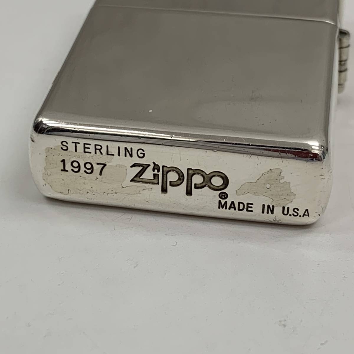 zippo ジッポー スリム スターリングシルバー 1997年製 - タバコグッズ