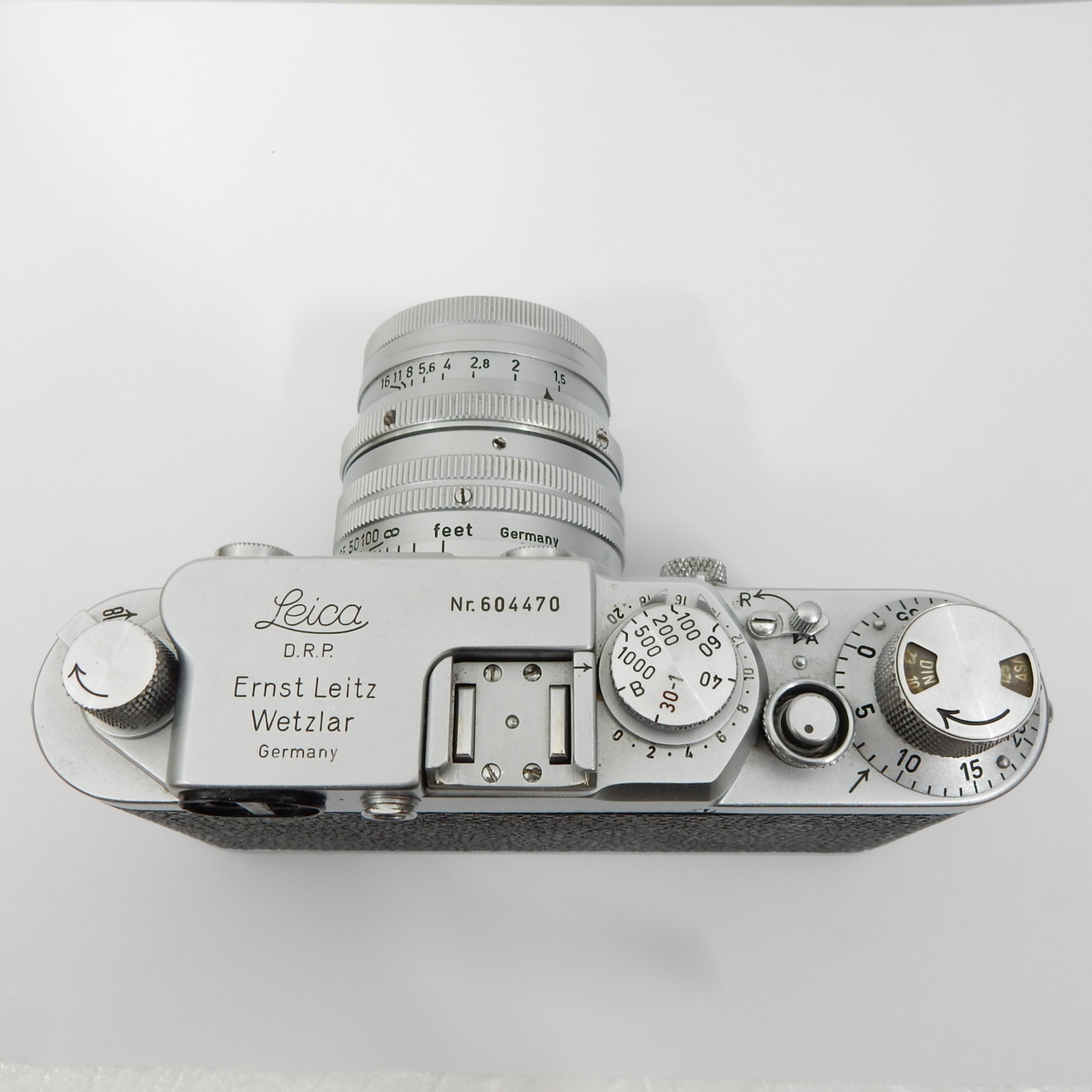ライカ Leica D.R.P. Ernst Leitz Wetzlar フィルムカメラ レンズ Summarit f=5cm 1:1.5 シャッターのみ確認 他未確認 ジャンク扱い 4192_画像6