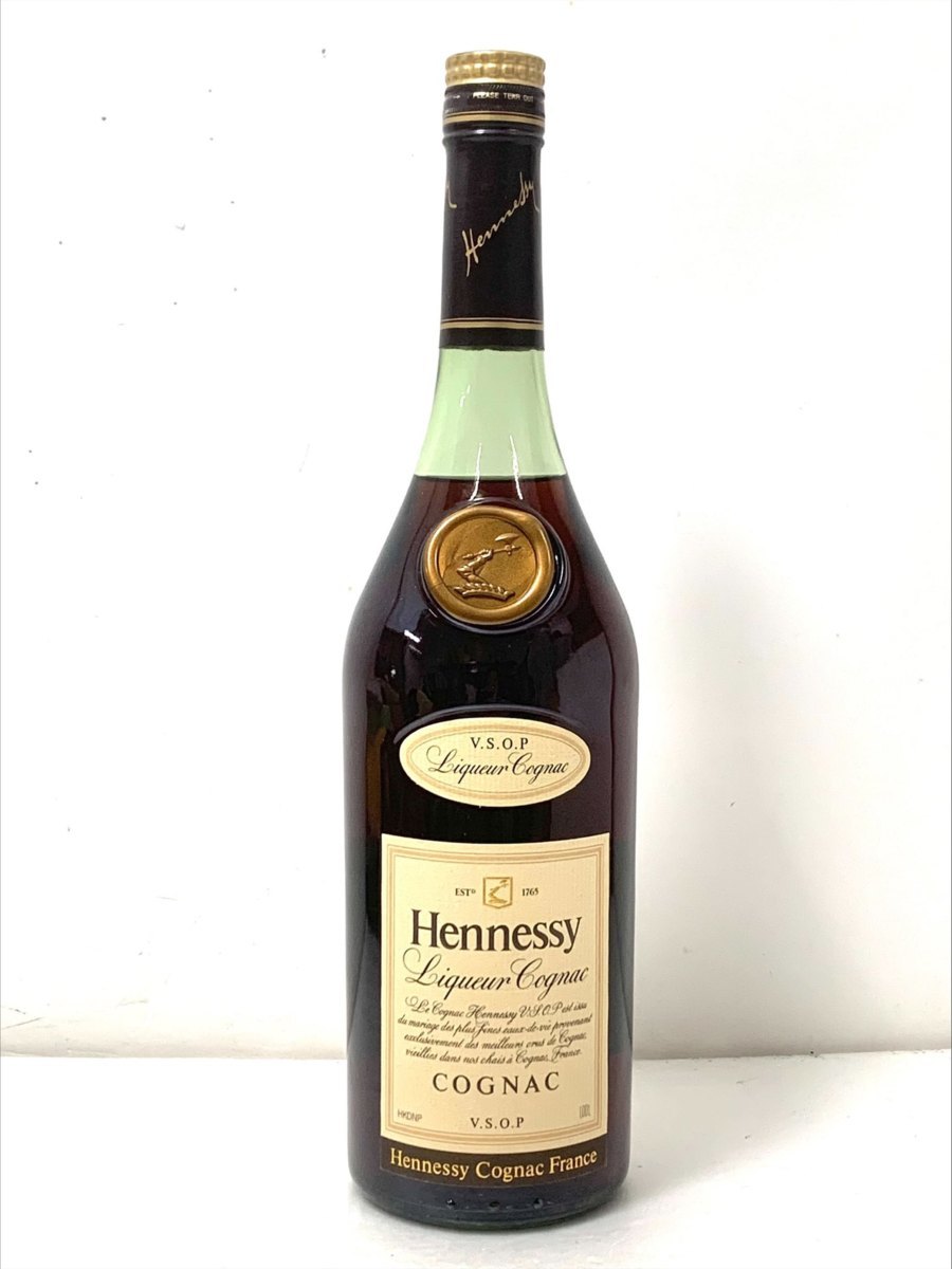 1円～ 【未開栓】Hennessy ヘネシー V.S.O.P コニャック ブランデー 1000ml 1L 40度 ブランデー 箱有 8080