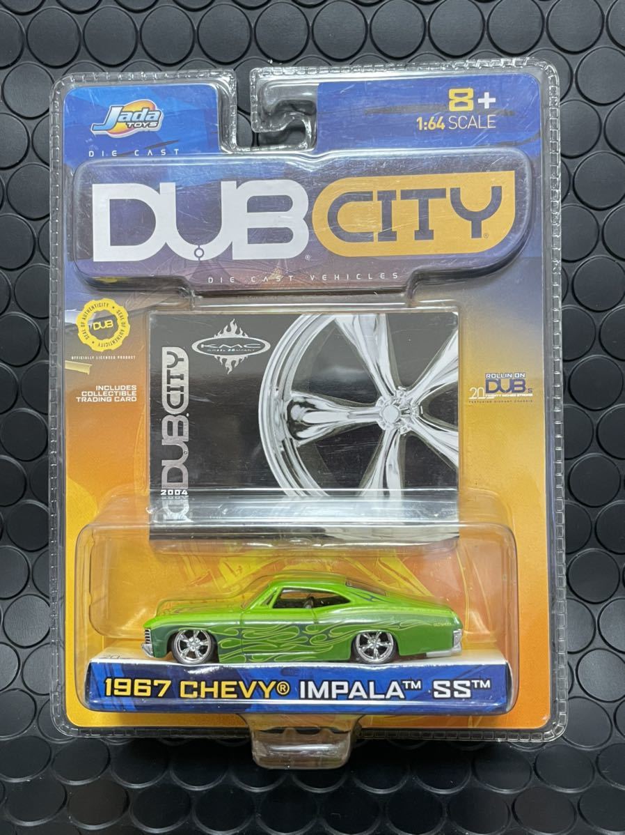 ★ JADA TOYS ★ 1967 CHEVY IMPALA SS ジャダトイズ シェビー インパラ OLDSKOOL DUBCITY オールドスクール ダブシティ フレイムス 緑_画像2