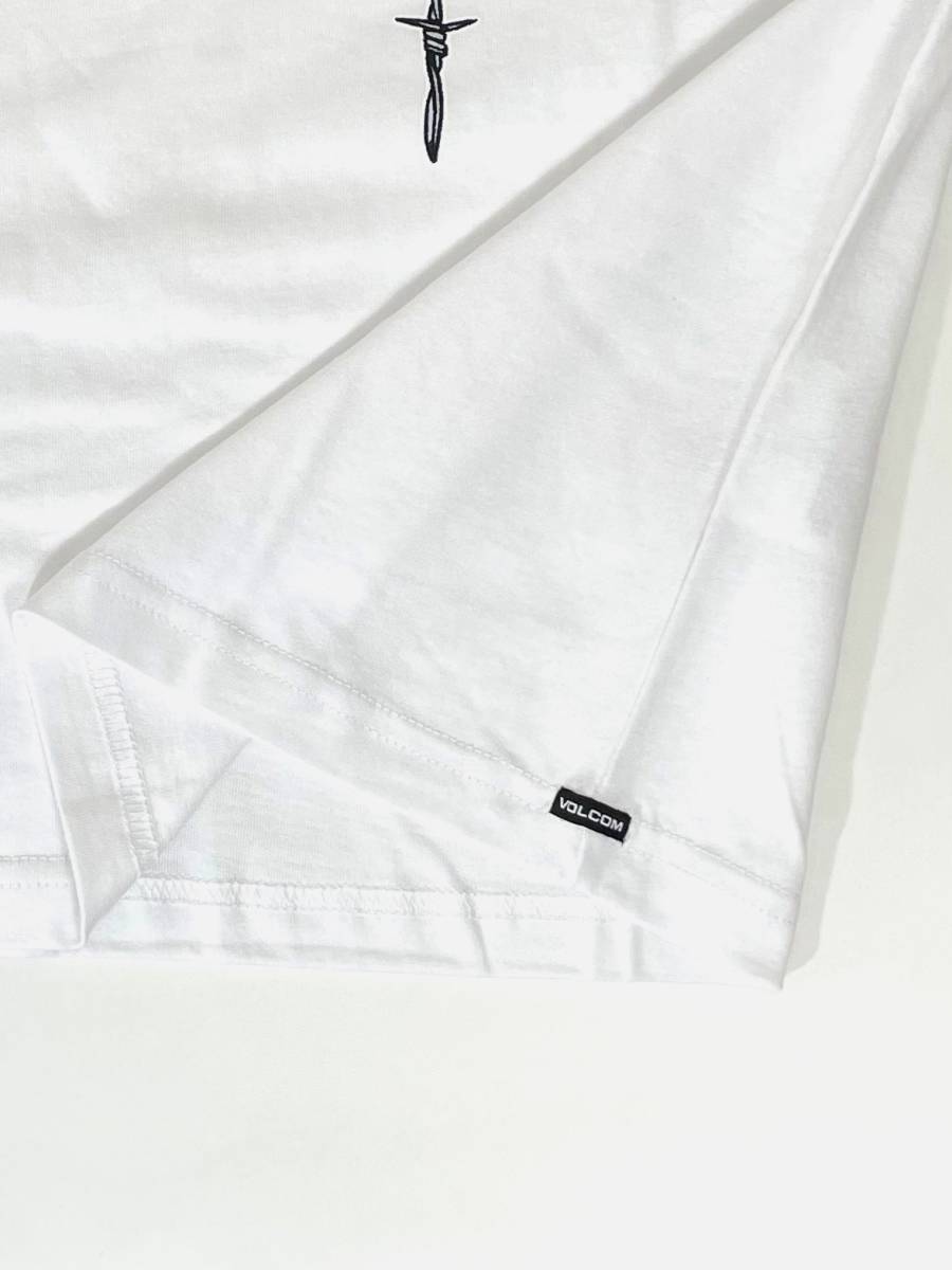 VOLCOM ボルコム AF612204WHT メンズ Lサイズ 長袖Tシャツ ロンティー ホワイト色 デザインプリントT 髑髏 ヴォルコム 新品 即決 送料無料_画像5