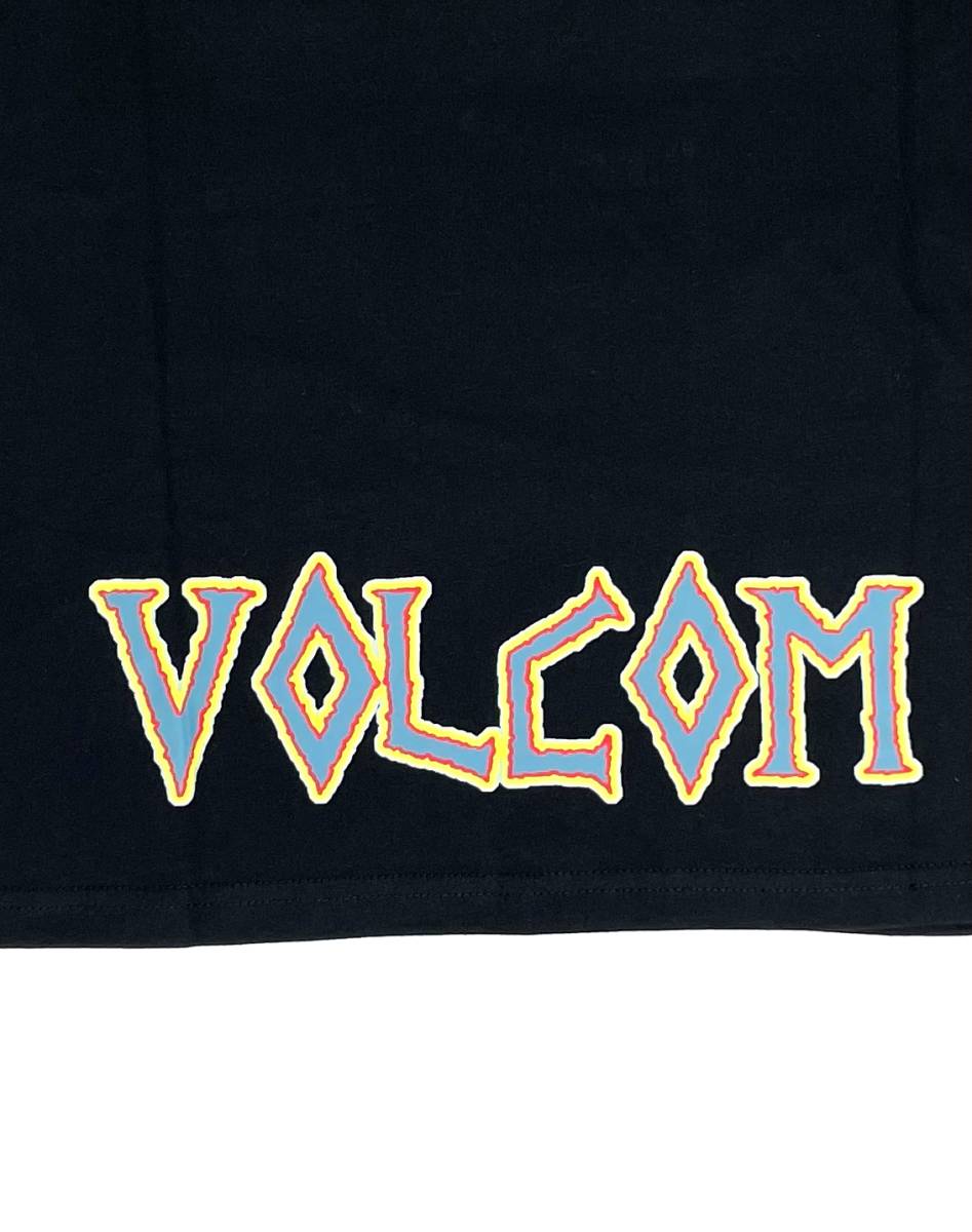 VOLCOM ボルコム AF212210BLK メンズXXL キングサイズ 半袖Tシャツ プリントティー ブラック色 大きい服 3L ヴォルコム 新品 即決 送料無料_画像6