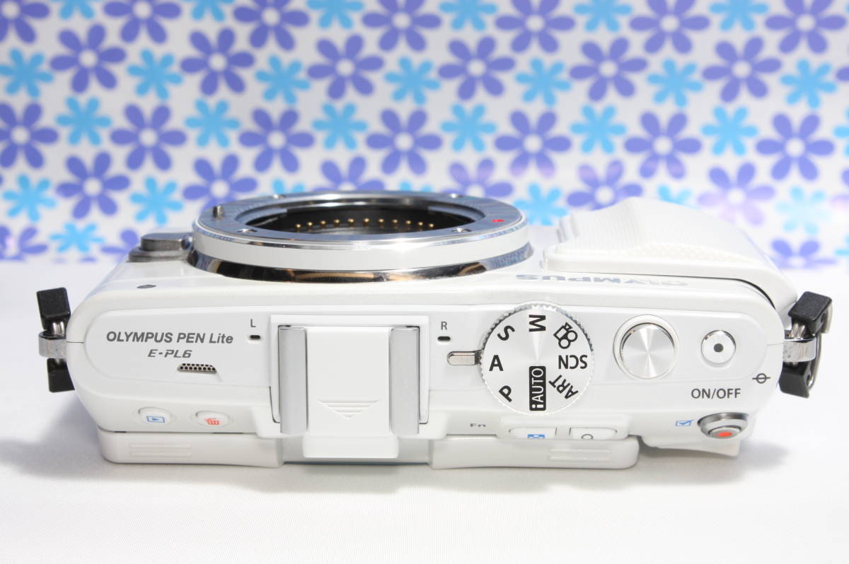 極上美品★OLYMPUS オリンパス E-PL6★高性能★フルHD動画★おすすめミラーレス一眼★送料無料★