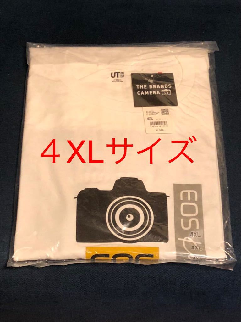 新品即決！★4XLサイズ★キャノン Canon★EOS M50★カメラ★Tシャツ★ユニクロ★