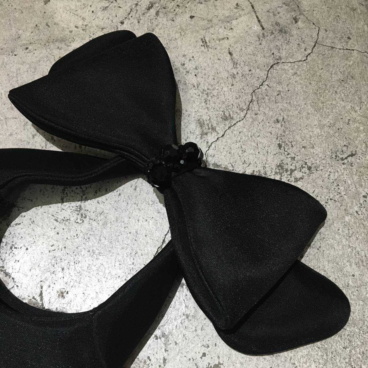 Simone Rocha×H&M シモーネロシャ エイチ&エム 限定品 リボンディテールバッグ ハンドバッグ リボンデザイン ブラック 【ポイント10倍】 SIMONE ROCHA × H&M 黒 リボンデザインハンドバッグ ハンドバッグ