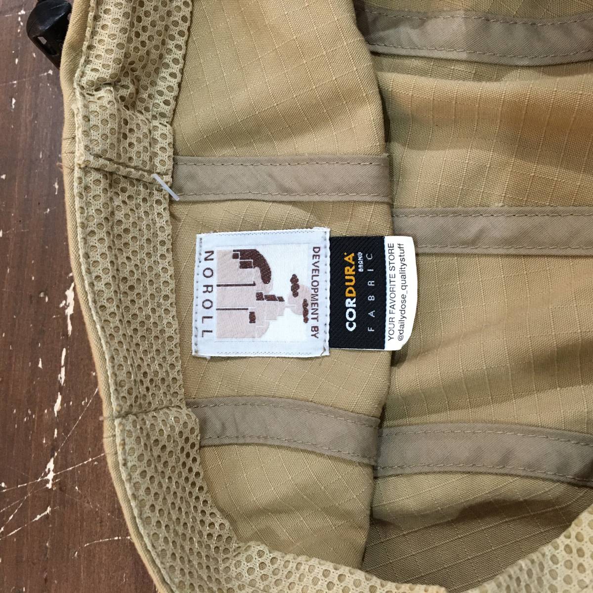 DAILY DOSE CORDURA NYLON LONG BILL CAP Made by NOROLL ノーロール デイリードーズ ロング ビル キャップ