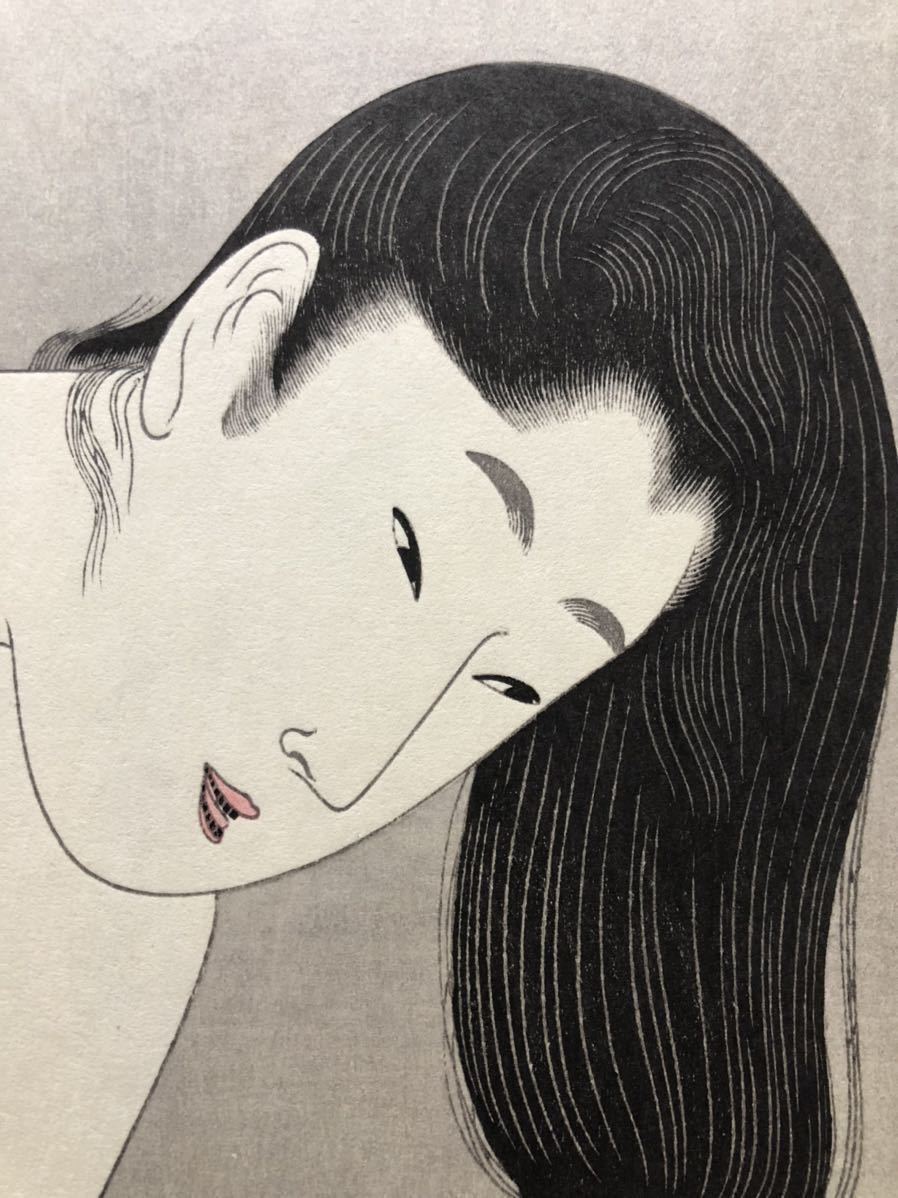 Yahoo!オークション - 木版画 喜多川歌麿【婦人相學十躰 髪すき Yahoo!オークション - 木版画 喜多川歌麿【婦人相學十躰 髪すき