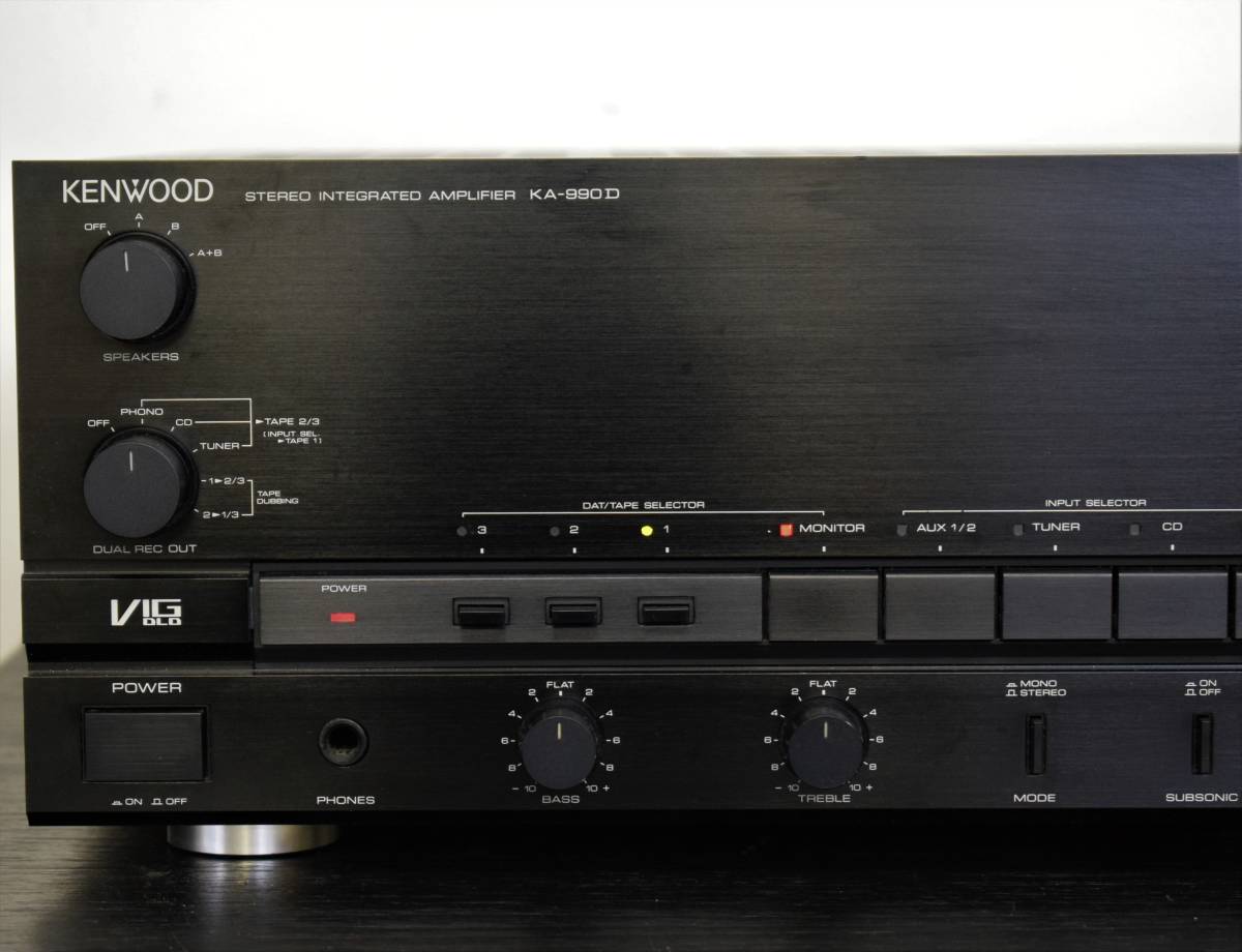 KENWOOD ケンウッド KA-990D プリメインアンプ 元箱付き 整備済み 動作