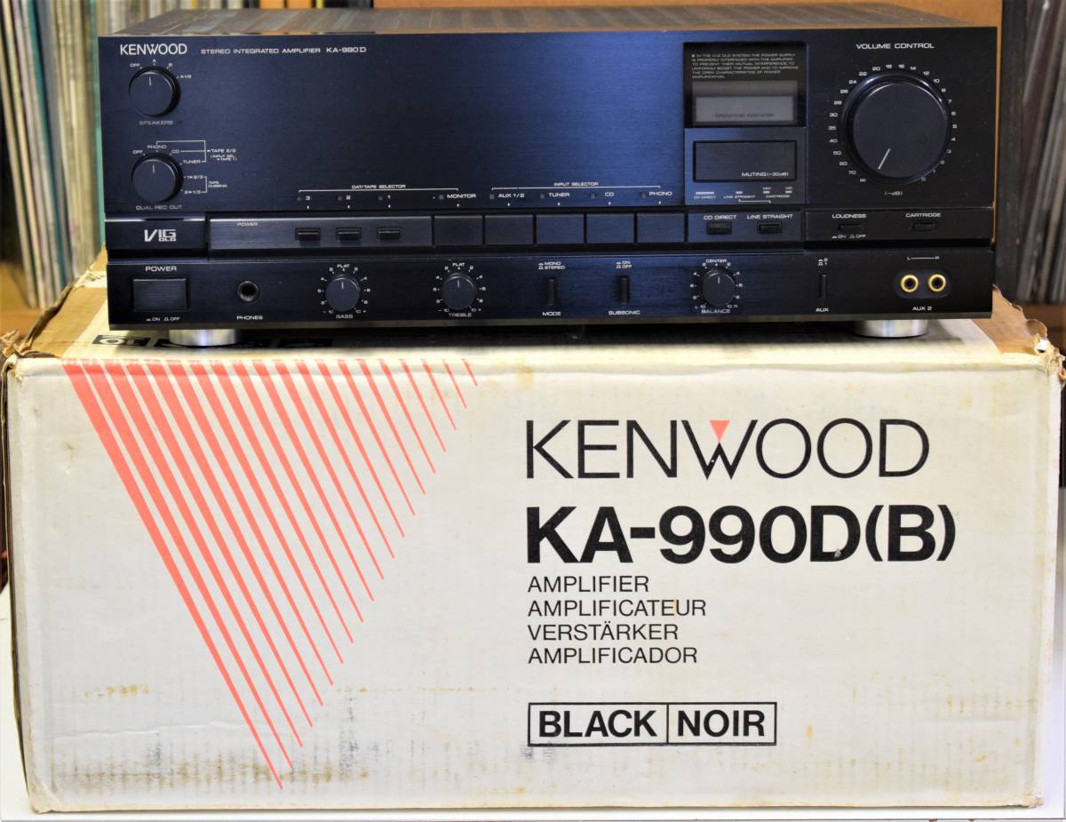 KENWOODプリメインアンプKA-990D動作品-