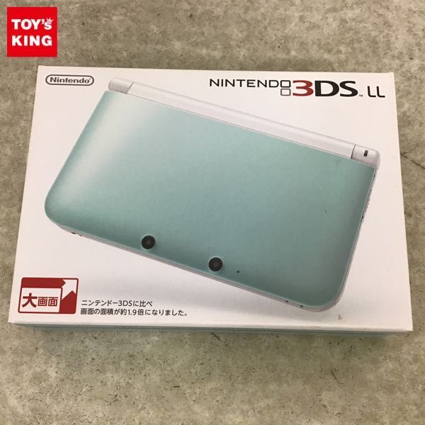 初期動作確認済ニンテンドー3DS LL ミント×ホワイト - 携帯用ゲーム本体