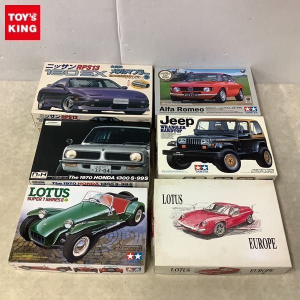 1円~ タミヤ 等 1/24 アルファロメオ ジュリアスプリント GTA、ジープ