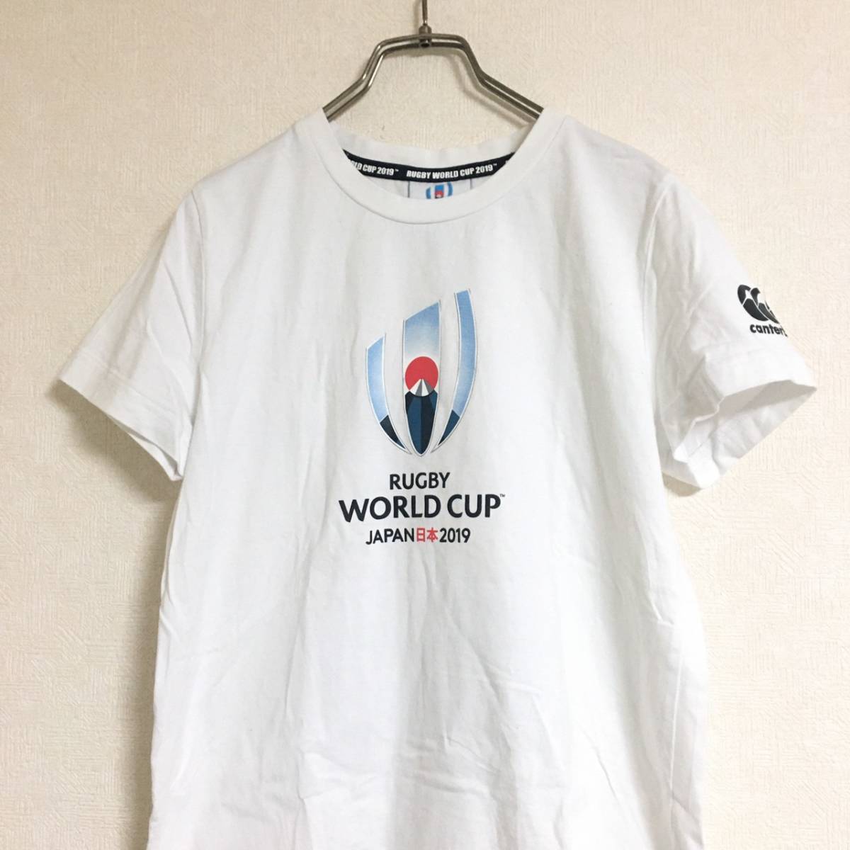 ラクビーワールドカップ2019 記念Tシャツ カンタベリーレディースＬサイズ 白 ホワイト_画像2