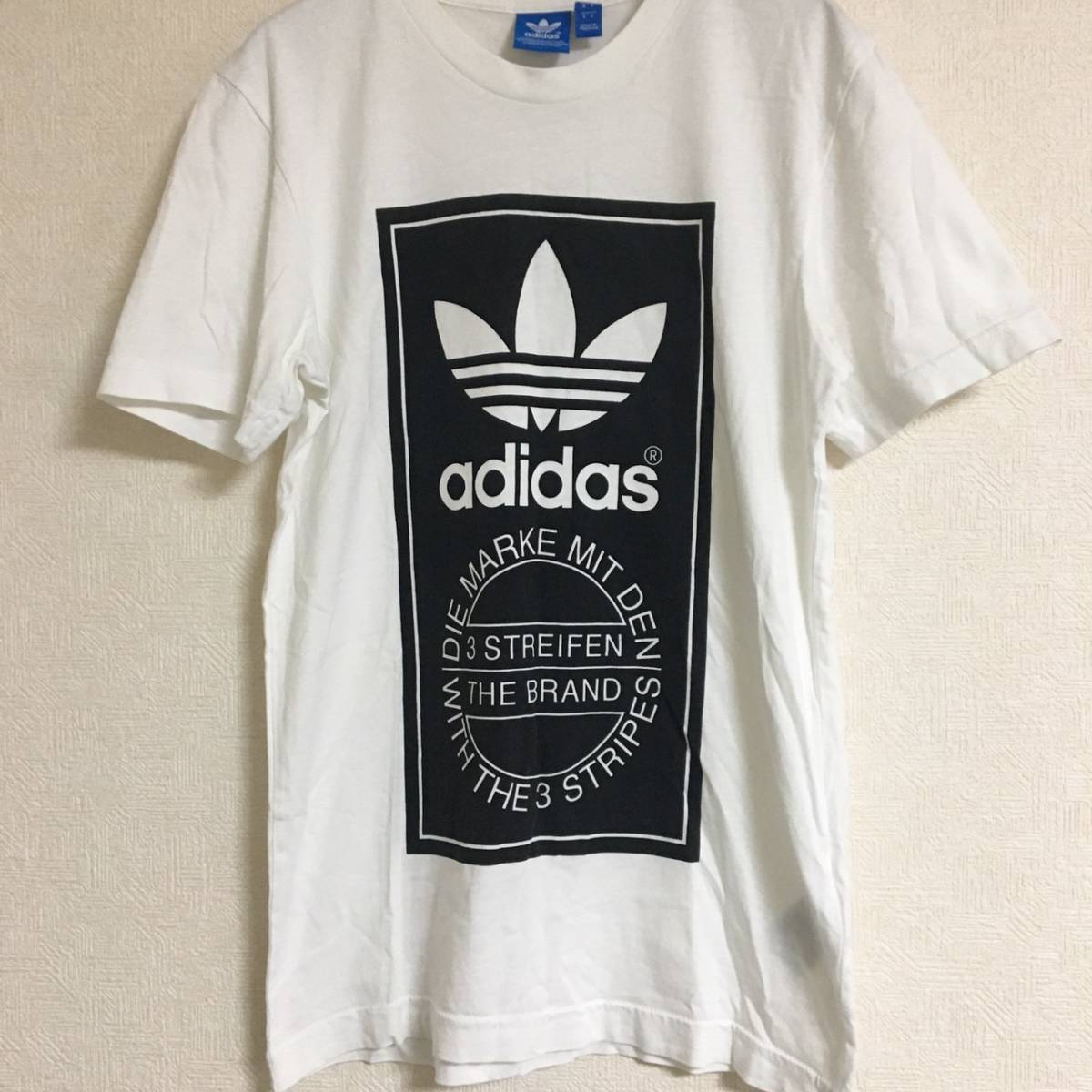 adidas アディダス オリジナルス トレフォイル ロゴ Tシャツ 白 ユニセックス ストリート スポーツ_画像2