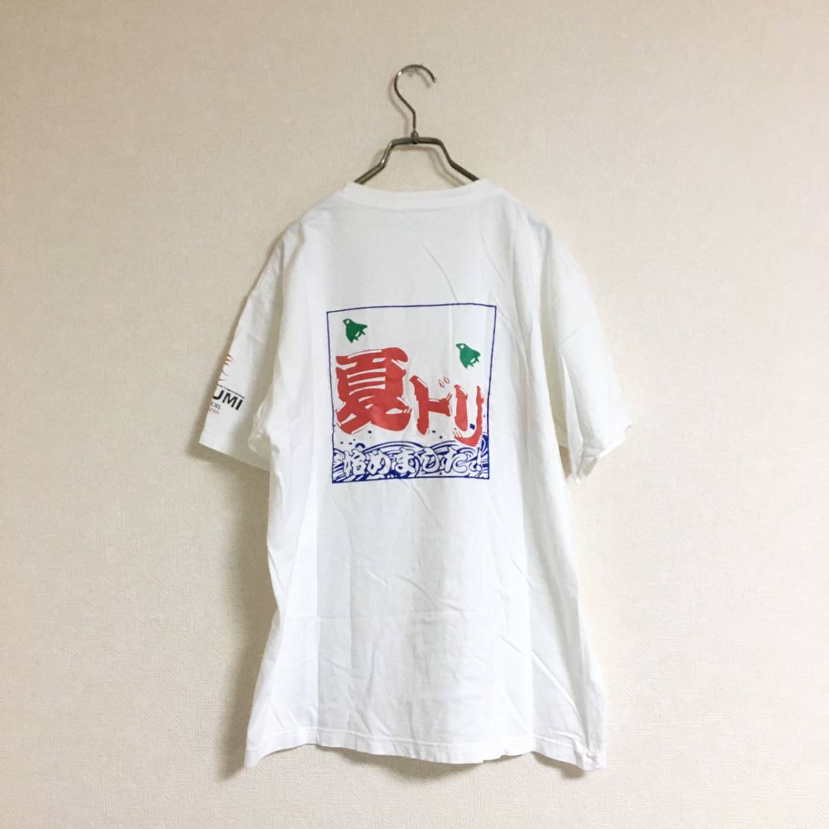 TAKUMIモーターオイル オリジナルTシャツ (白) メンズ サイズL オリジナルグッズ ドリフト D1 スーパーGT 頭文字D_画像2