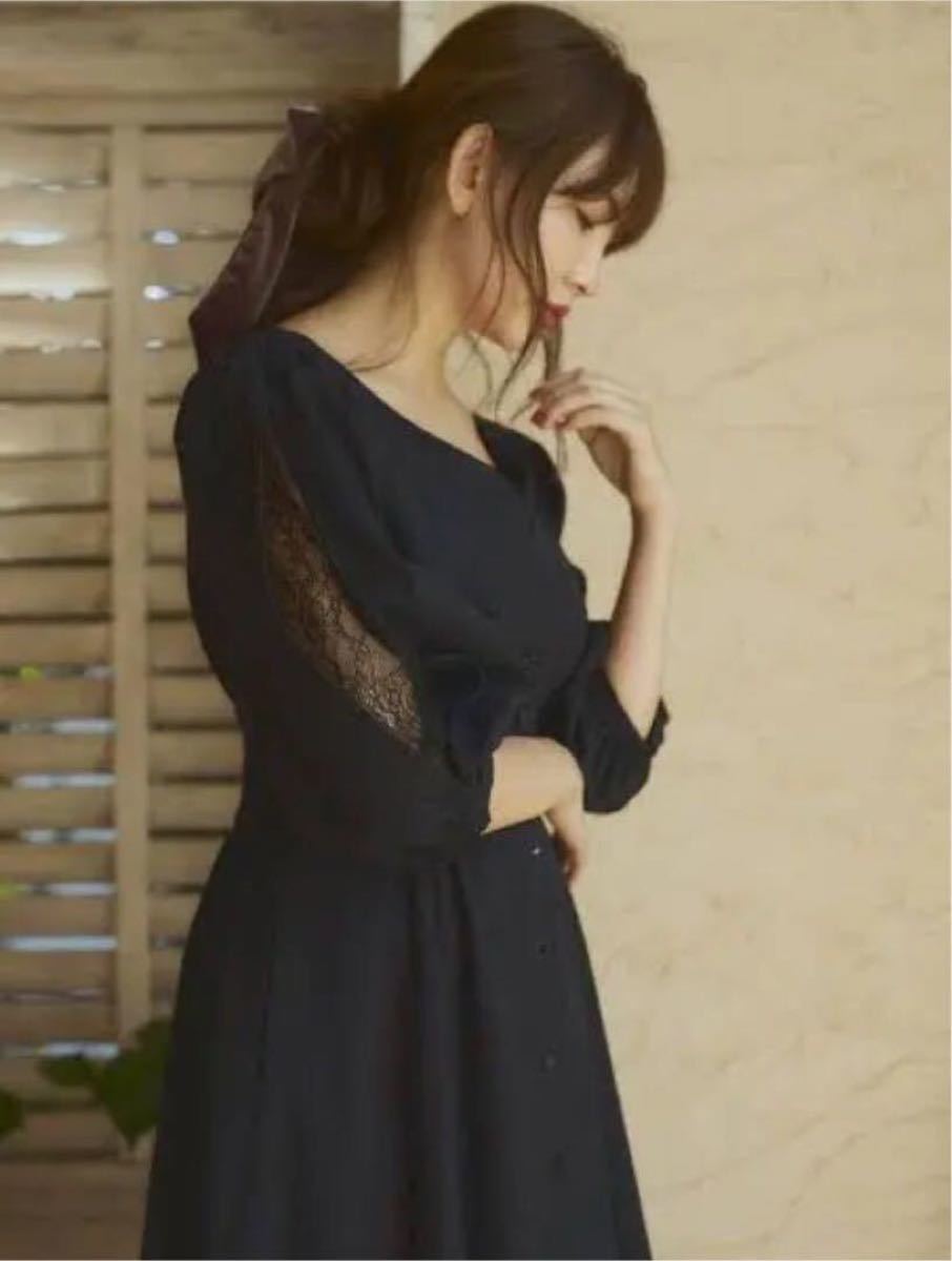 herlipto Inner Lace Sleeve One-Piece｜PayPayフリマ