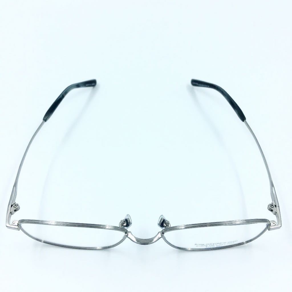イタリアインディペンデント　眼鏡フレーム　JP5501 075 000 シルバー　スクエア フルリム めがね ITALIA INDEPENDENT  新品未使用