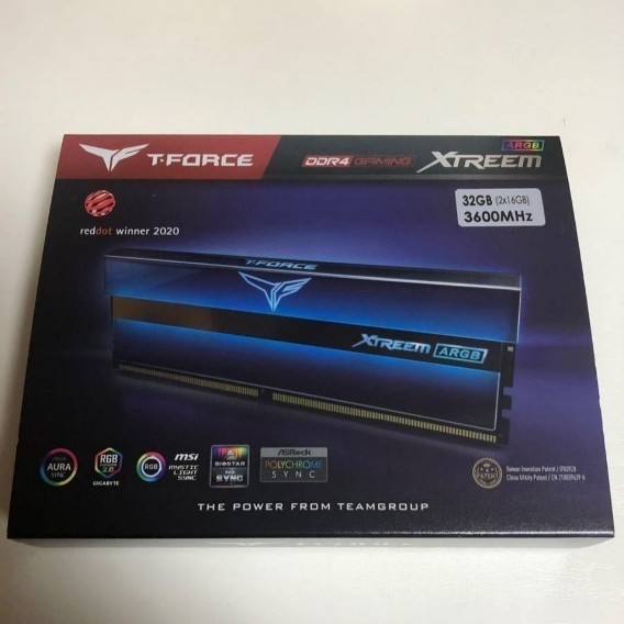 Team T-FORCE XTREEM ARGBシリーズ DDR4 3600Mhz 16GBx2枚(32GBkit