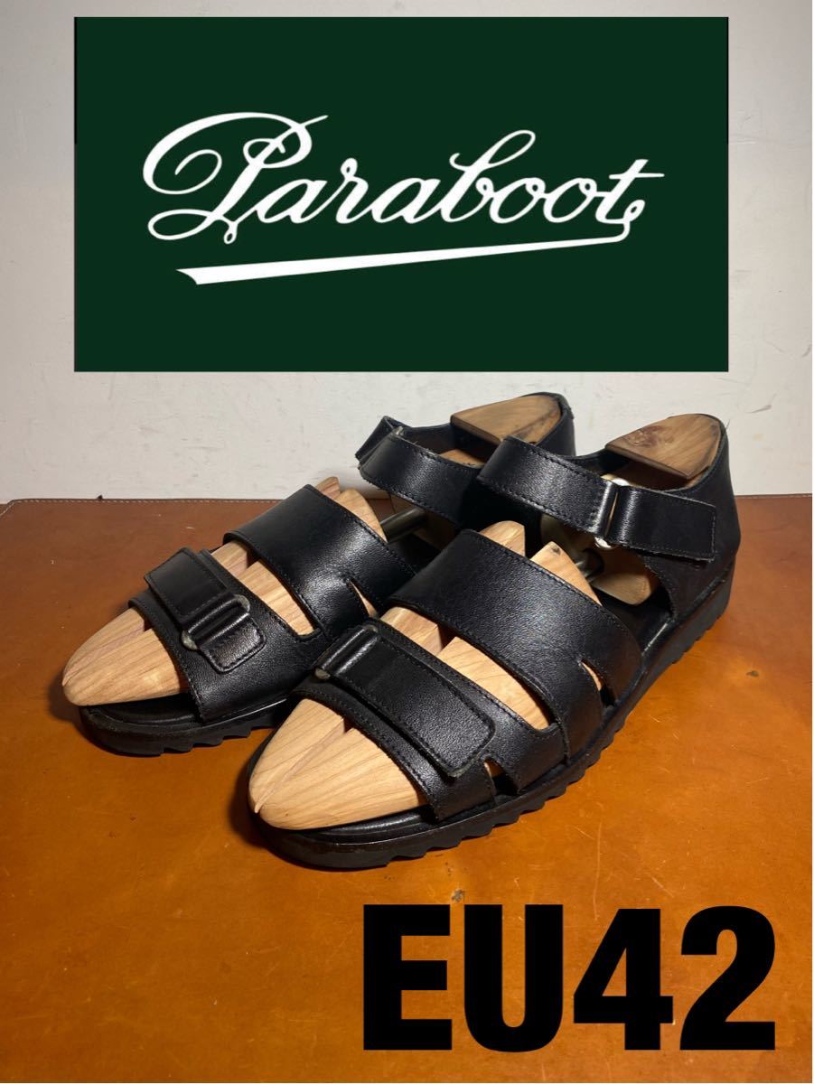 Paraboot oceanic レザーストラップサンダル イタリア製｜PayPayフリマ