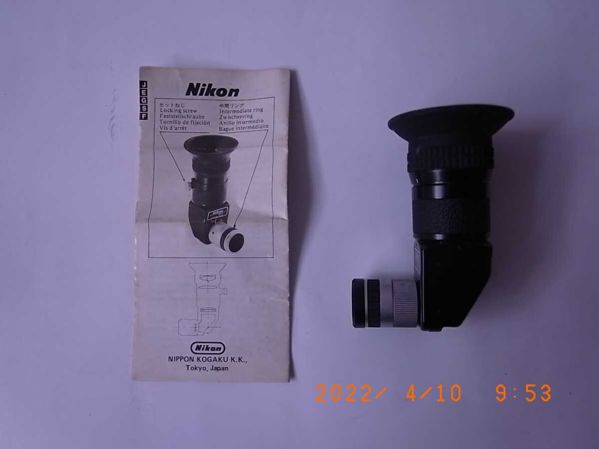 NIKON ニコン F3用アングルファインダー DR-3 中古品 取説付属 F2・FA