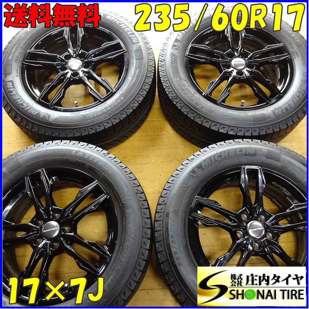 □4本SET!□NO,X2628□会社宛 送料無料□235/60R17×7J 102T□ミシュラン X-ICE2 IX□冬 2019年製 アルミ VOLVO XC40 5穴 PCD 108 ハブ63.4_画像1