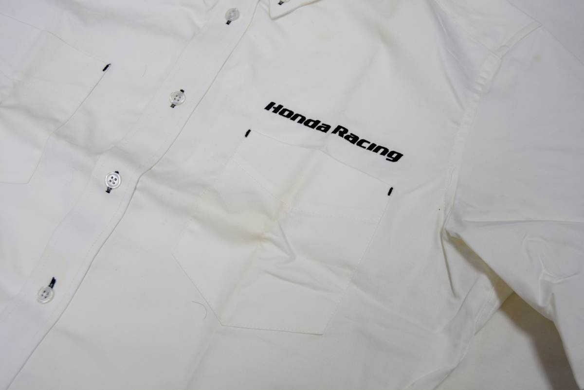 HONDA Honda рубашка "pit shirt" L не использовался товар с дефектом 
