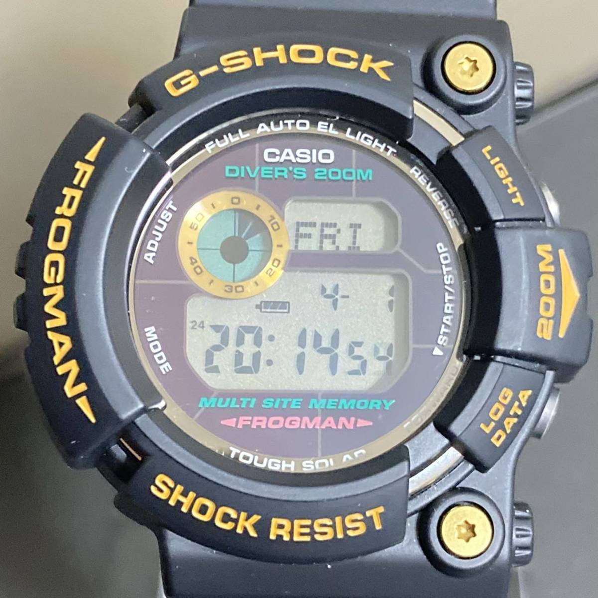 Yahoo!オークション - 美品 G-SHOCK GW-200-2JF FROGMAN Yahoo!オークション - 美品 G-SHOCK GW-200-2JF FROGMAN