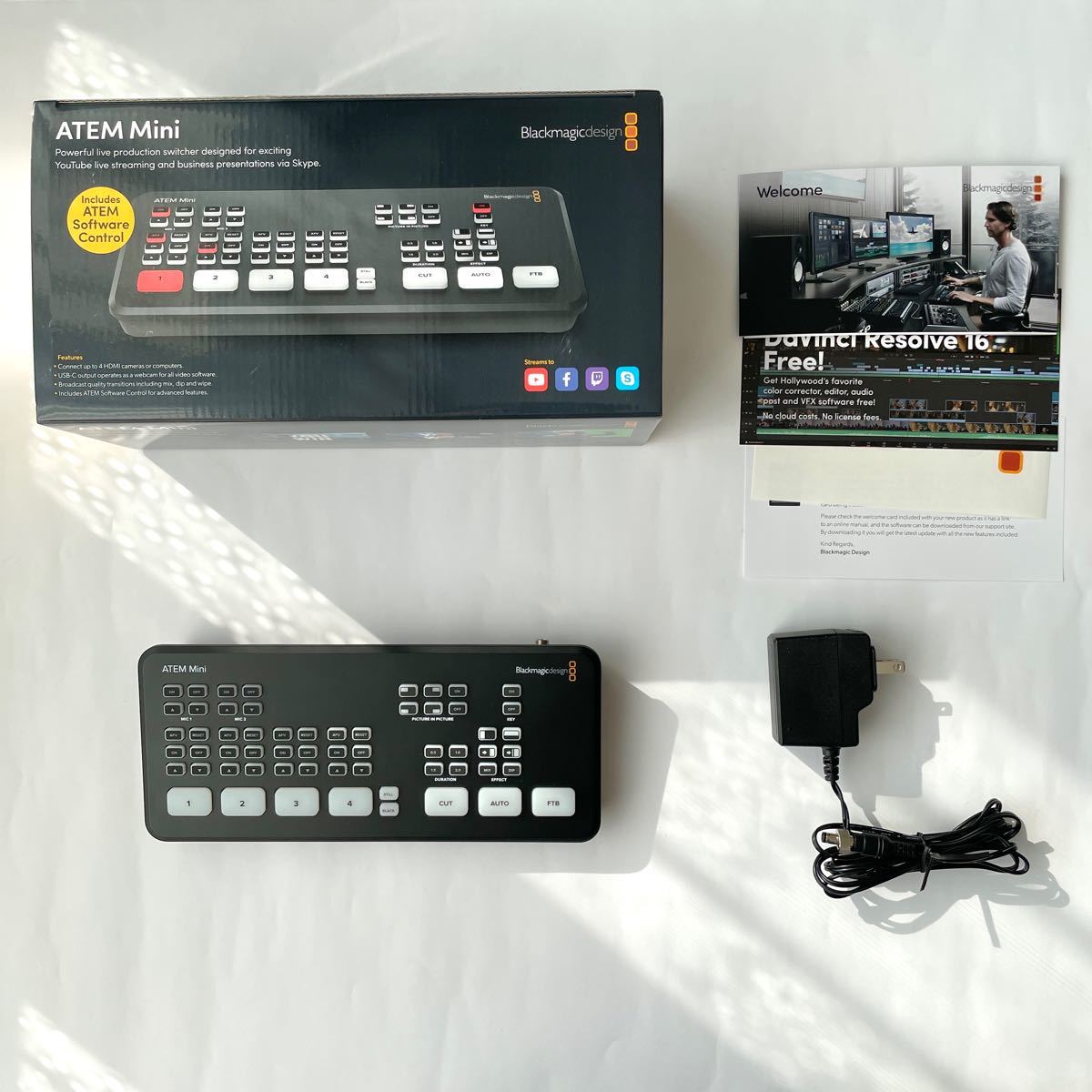 2022新生活 【新品未使用】 Blackmagic Design ATEM Mini - 通販 - www