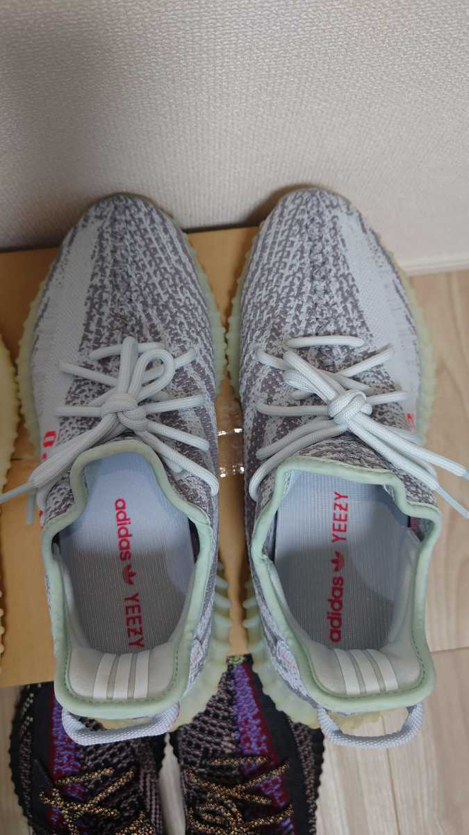 中古　adidas yeezy　boost 350 V2 26.0cm ３足セット(STATIC,BLUE TINT,YECHEIL)_画像4