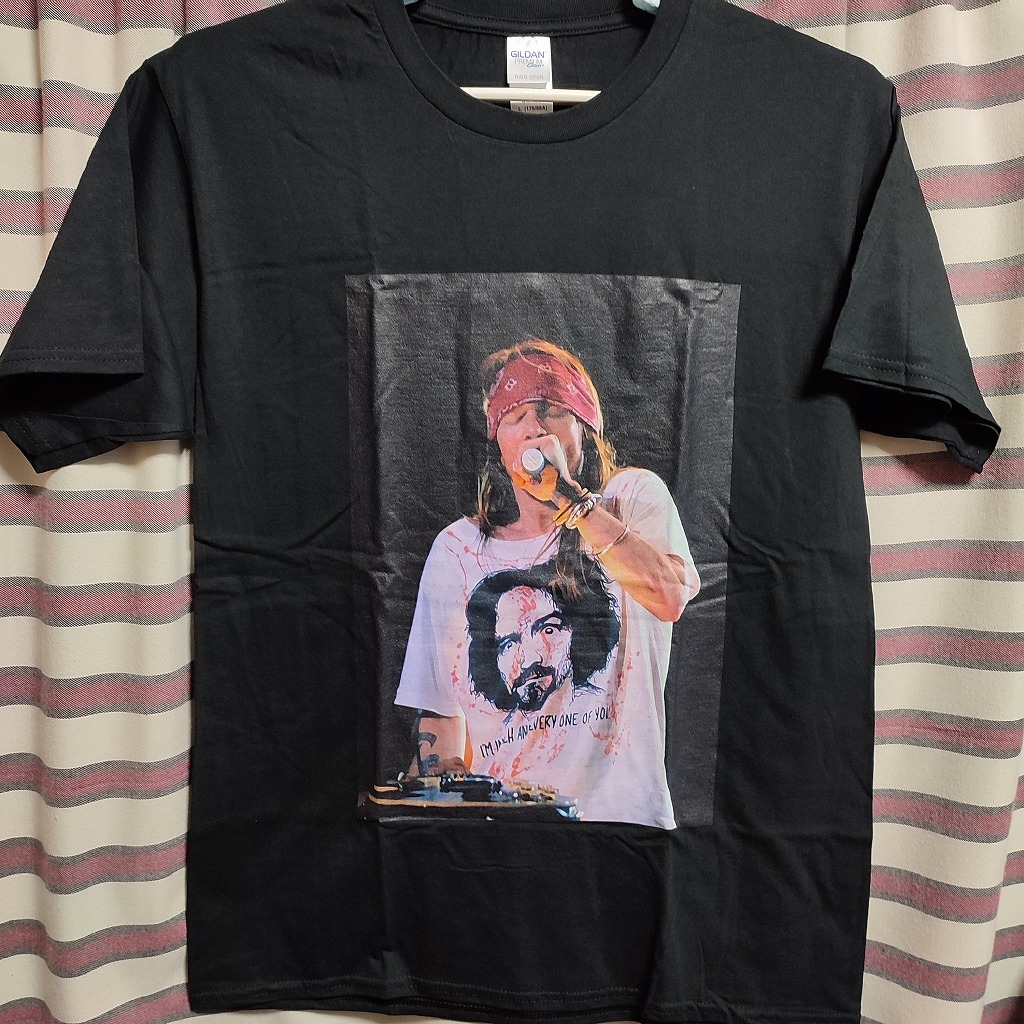アクセルローズ チャールズマンソン バンドTシャツ ガンズ アクセルローズ チャールズマンソン バンドTシャツ ガンズ