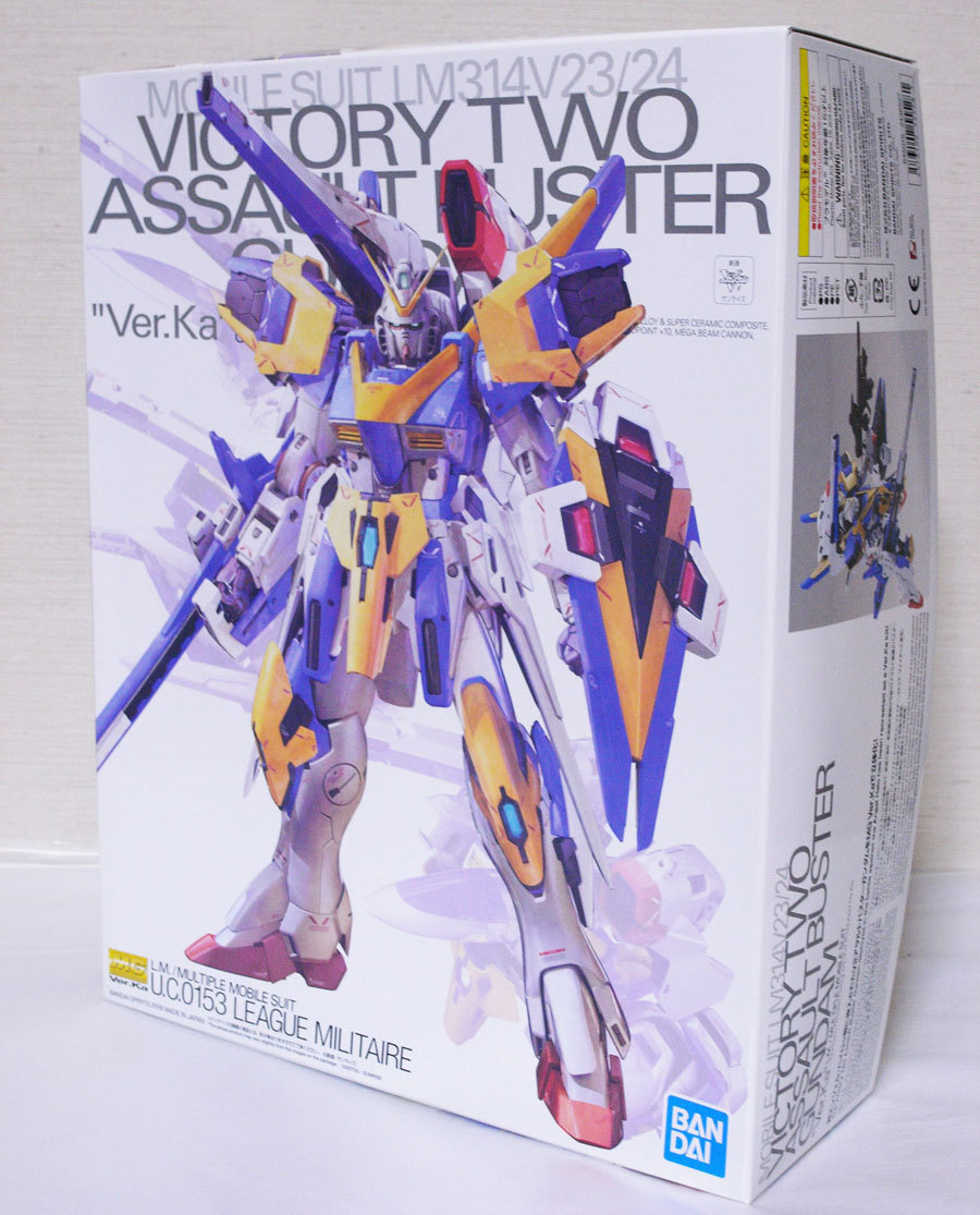 MG V2アサルトバスターガンダム Ver.Ka + MG 1/100 V2 MG V2アサルトバスターガンダム Ver.Ka + MG 1/100 V2
