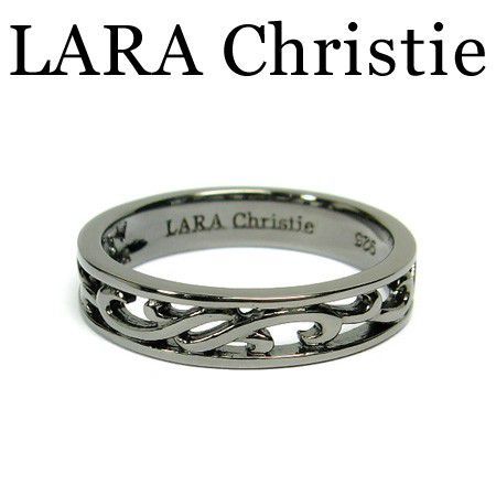 LARA Christie ララクリスティー マイクロミニシリーズ ランソー リング ブラック メンズ シルバー925 R6028-B
