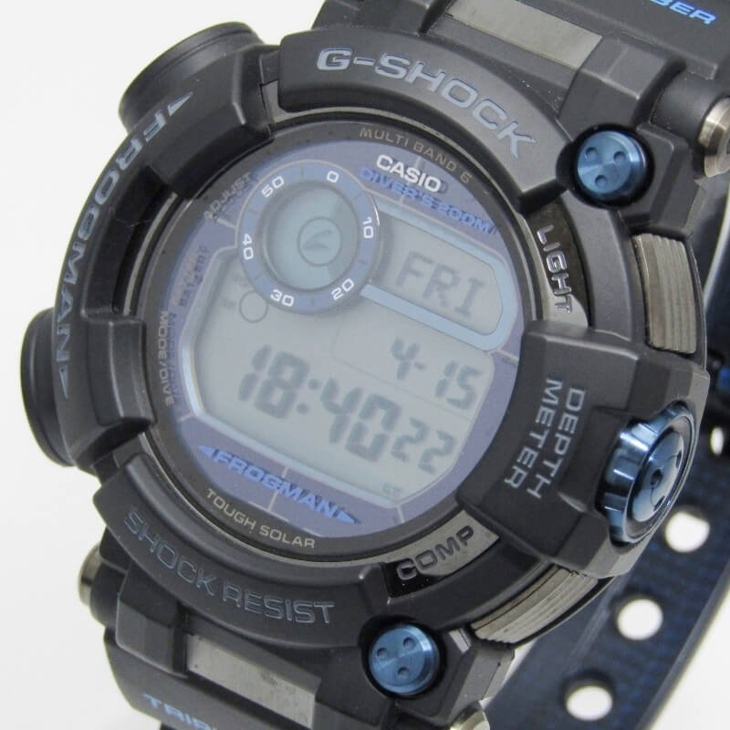 美品 CASIO G-SHOCK Gショック GWF-D1000B-1JF FROGMAN フロッグマン