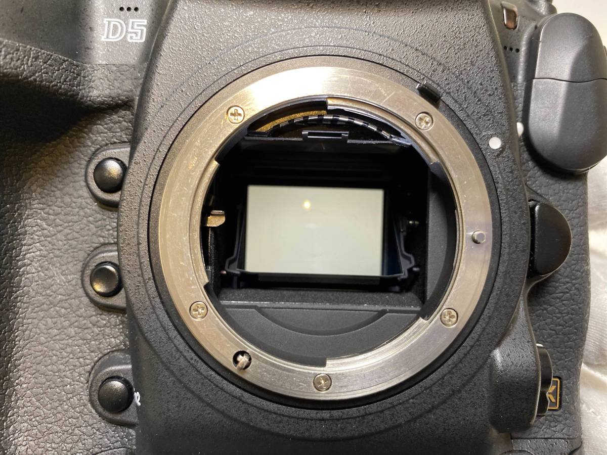 Nikon D5 CF-Type CFカード２枚付き バッテリー合計2個　ニコン 一眼レフカメラ ボディ 中古　送料無料_画像9