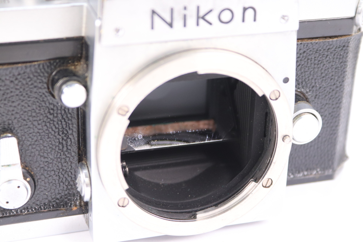 【ジャンク】NIKON ニコン F アイレベル NIKKKOR-S AUTO 5.8cm F1.4 単焦点レンズ MF 一眼レフ フィルムカメラ 36486-F_画像7