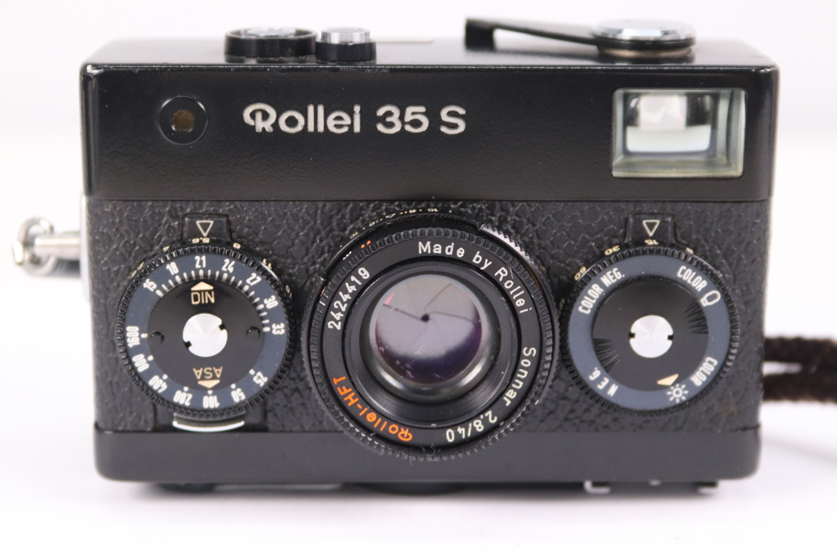 【ジャンク品】ROLLEI ローライ 35 S SONNAR 40mm F2.8 コンパクト フィルム カメラ 36517-K_画像1