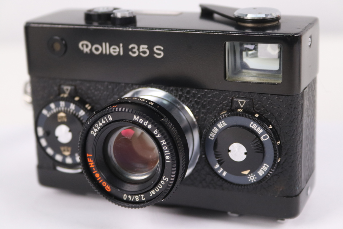 【ジャンク品】ROLLEI ローライ 35 S SONNAR 40mm F2.8 コンパクト フィルム カメラ 36517-K_画像9