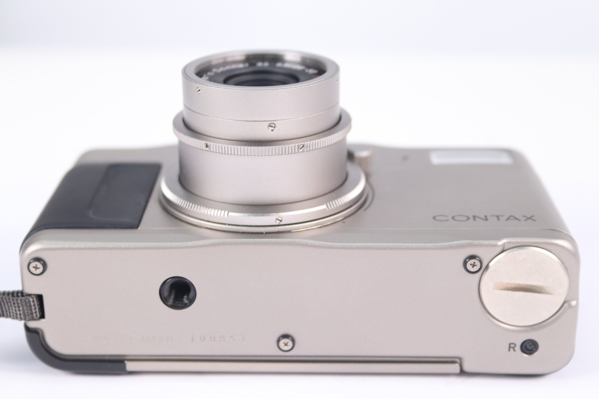 【ジャンク】CONTAX コンタックス T VS VARIO SONNAR 28-56mm F3.5-6.5 T* ケース 箱 DATABACK付 コンパクトフィルムカメラ 36550-F_画像9