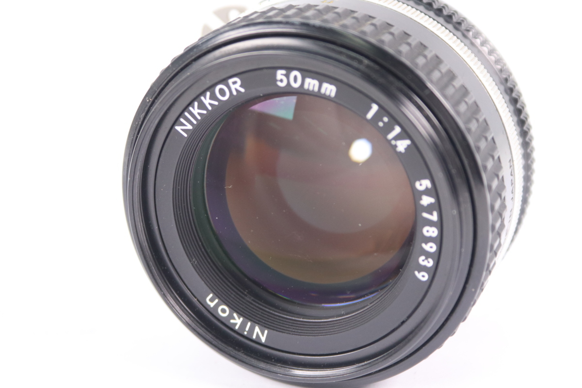 【ジャンク】NIKON ニコン FE2 NIKKOR 50mm F1.4 単焦点レンズ MF 一眼レフ フィルムカメラ 36554-F_画像8