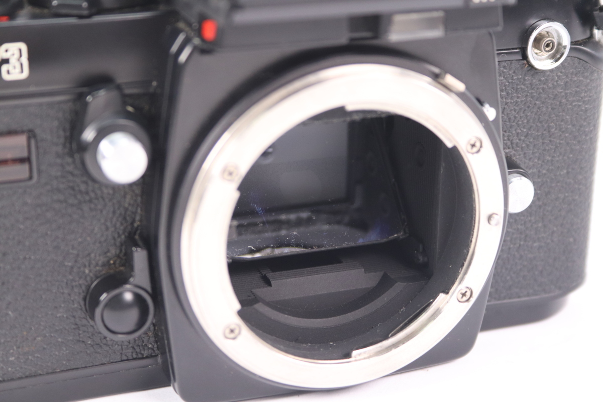 【ジャンク】NIKON ニコン F3 HP ハイアイポイント MICRO NIKKOR 55mm F3.5 単焦点レンズ MF 一眼レフ フィルムカメラ 36561-F_画像8