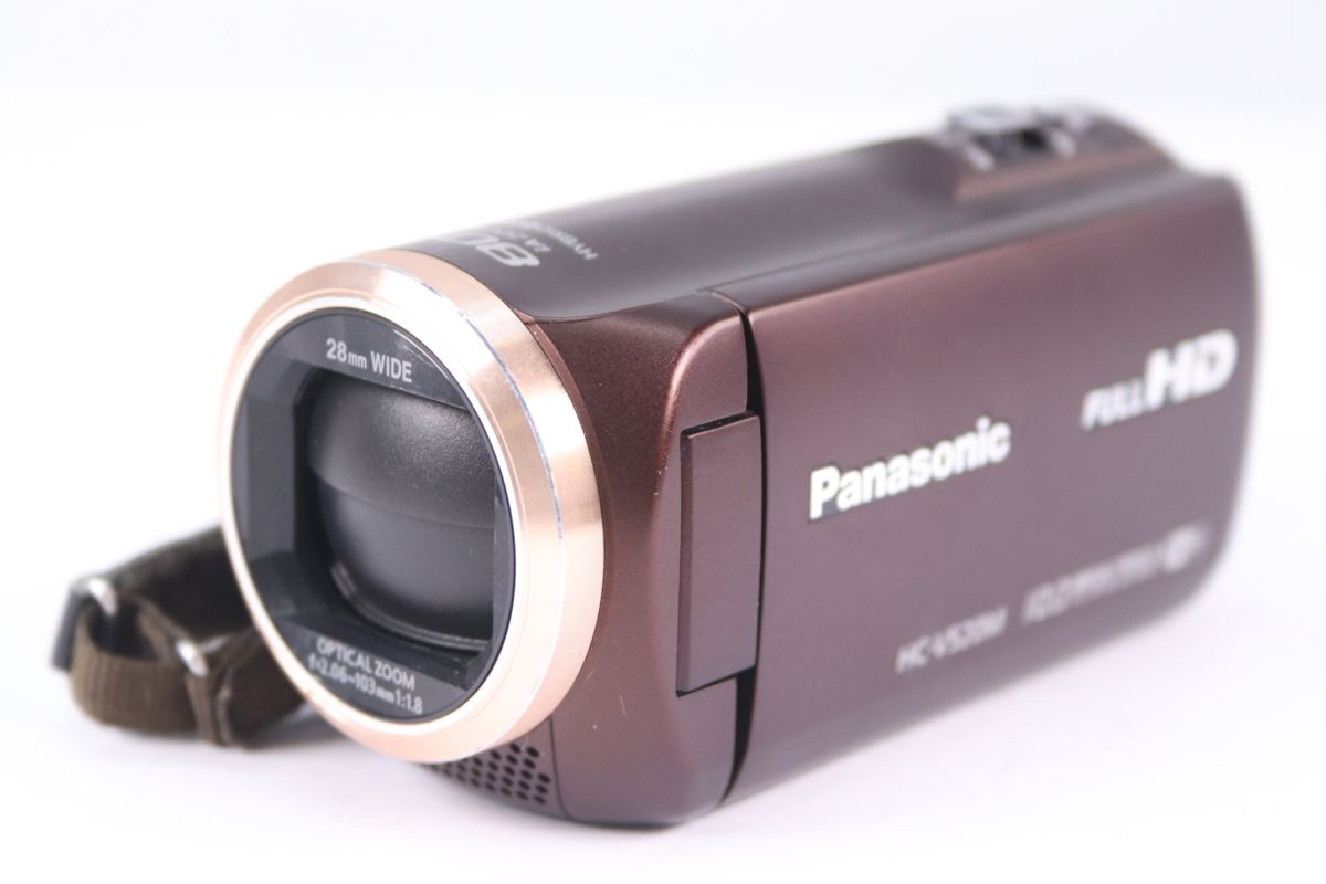 【ジャンク】PANASONIC パナソニック FULL HD HC-V520M OPTICAL ZOOM 2.06-103mm F1.8 デジタルビデオカメラ 36567-F_画像1