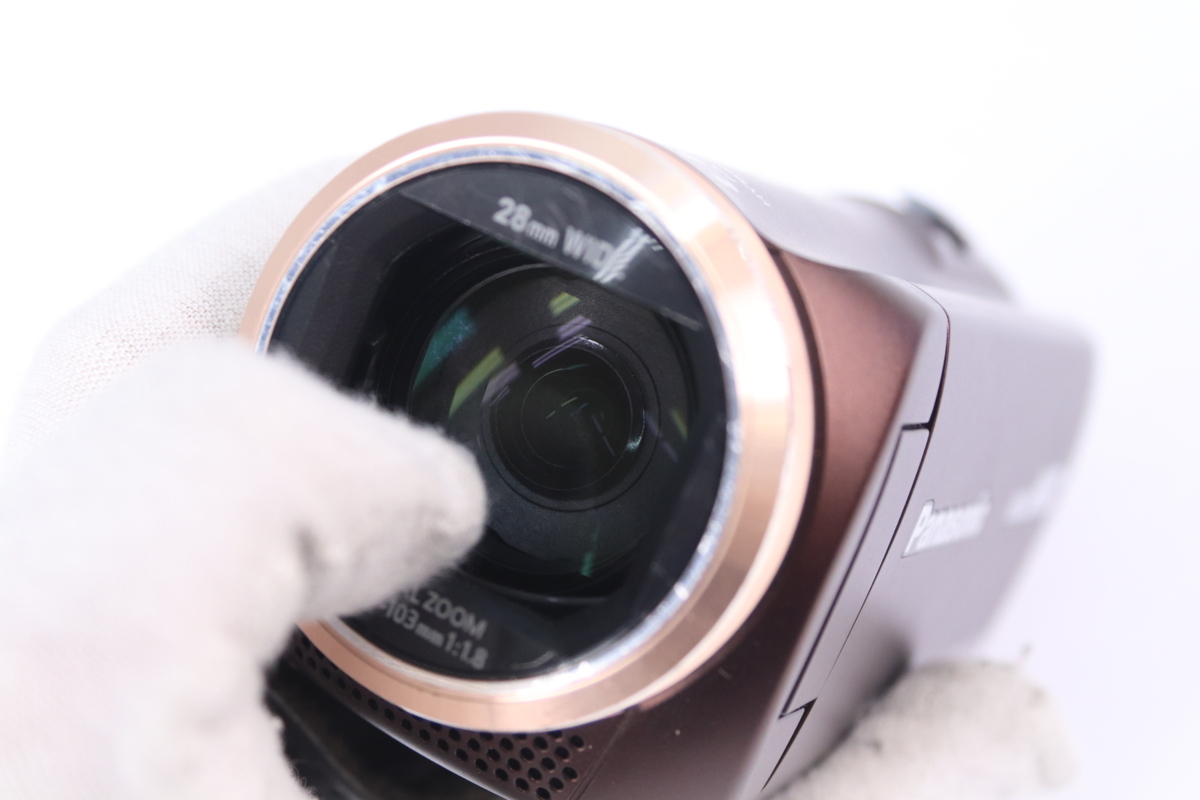 【ジャンク】PANASONIC パナソニック FULL HD HC-V520M OPTICAL ZOOM 2.06-103mm F1.8 デジタルビデオカメラ 36567-F_画像8