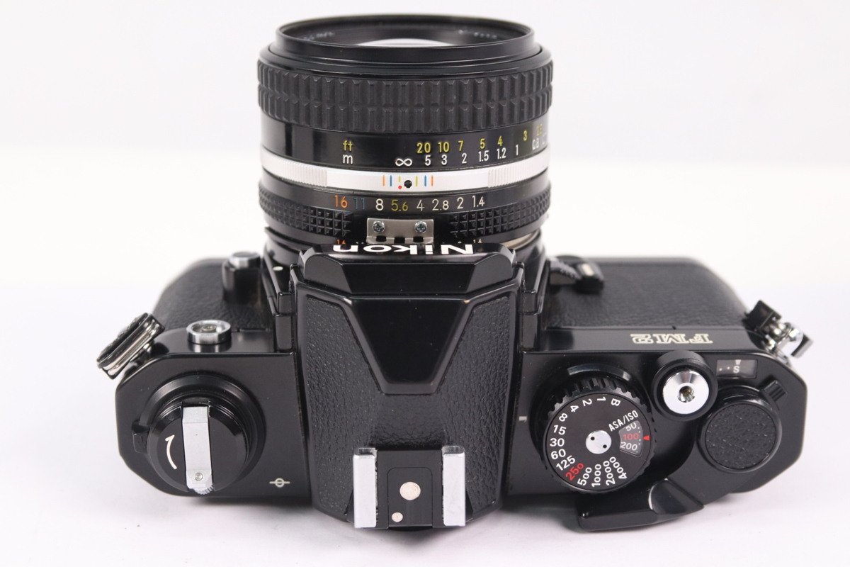 【ジャンク】NIKON ニコン NEW FM2 NIKKOR 50mm F1.4 単焦点レンズ MF 一眼レフ フィルムカメラ 36620-F_画像5