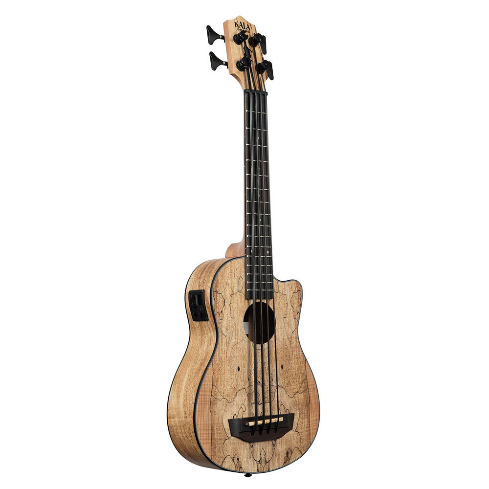 171757 KALA UBASS-SP-MAPL-FS SPALTED MAPLE U BASS ウクレレベース