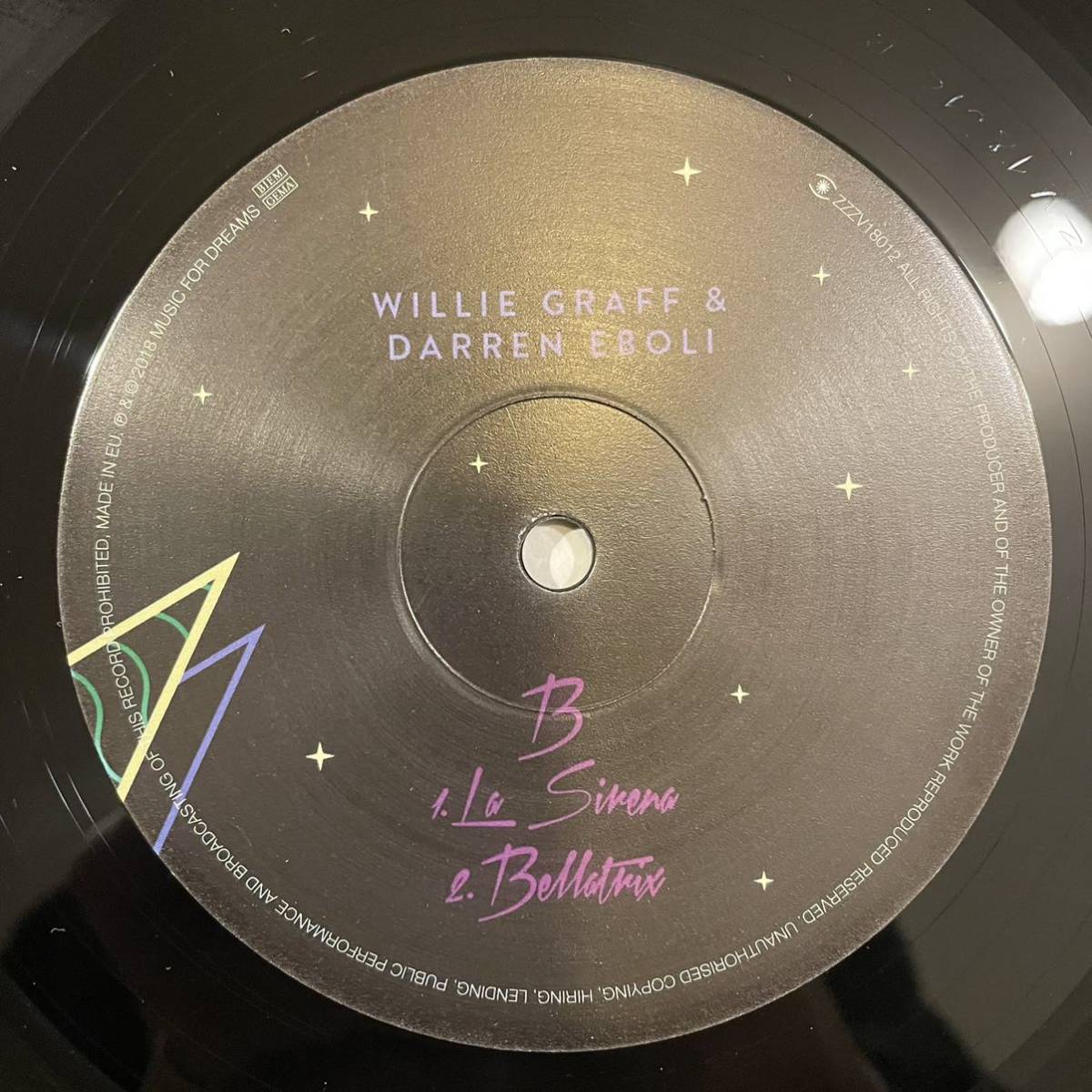 【12inch レコード】Willie Graff & Darren Eboli 「Tribeca Tapes Part Two」2019年 Music For Dreams ZZZV18012_画像4
