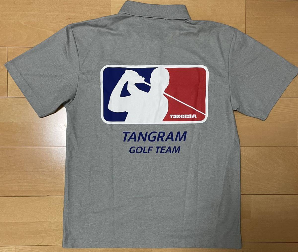 美品】tangram tokyo タングラム ゴルフ ポロシャツ グレー Mサイズ