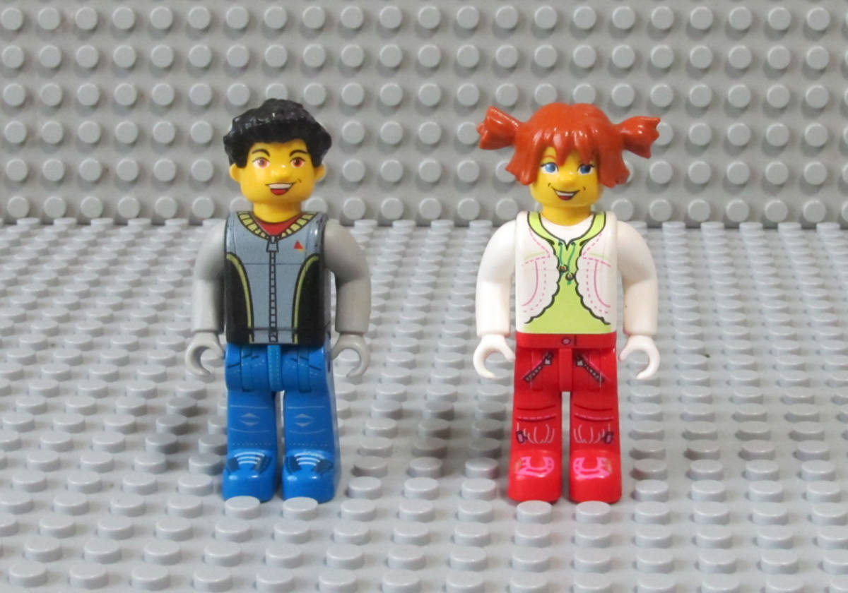 5K335-ミニフィグ凸LEGO ジュニア向け大きめフィグ-男の子と女の子 _画像1