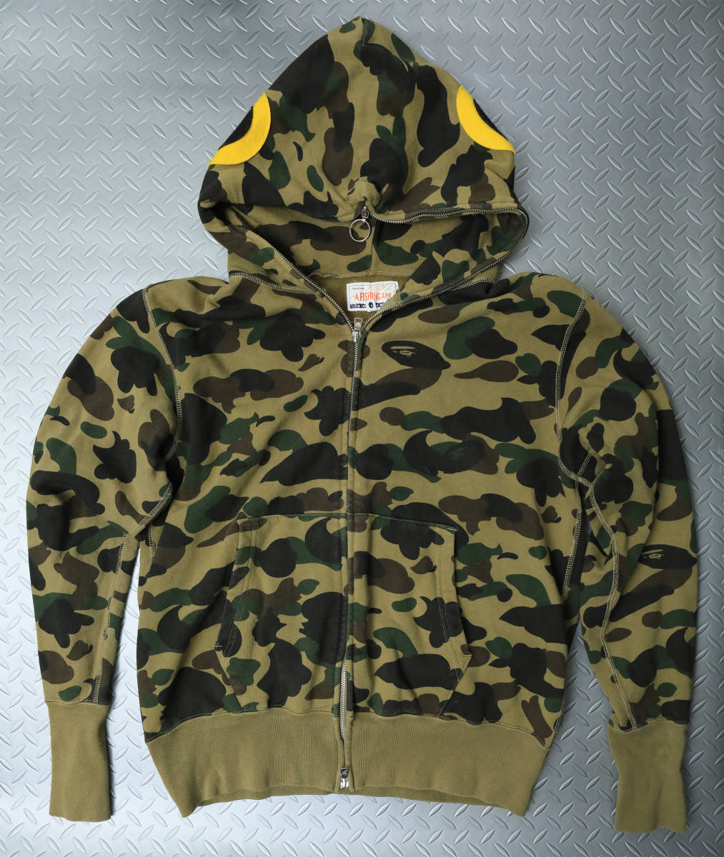 DAIWA × BAPE フィッシュ パーカー Lサイズ a bathing ape a DAIWA × BAPE フィッシュ パーカー Lサイズ a bathing ape a